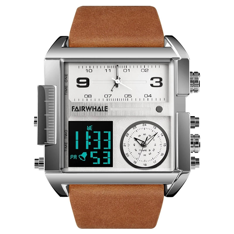 2022 New Quartz Sport Leather Multifunction Chronograph Wristwatches for Boys  FW-4270