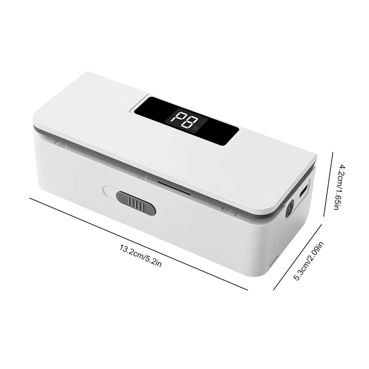 2 In 1 Fridge Magnet Sealer 8-Level Adjustable Portable Bag Sealer 1800mAh USB-C Rechargeable Bag Sealers for Fridge & Kitchen