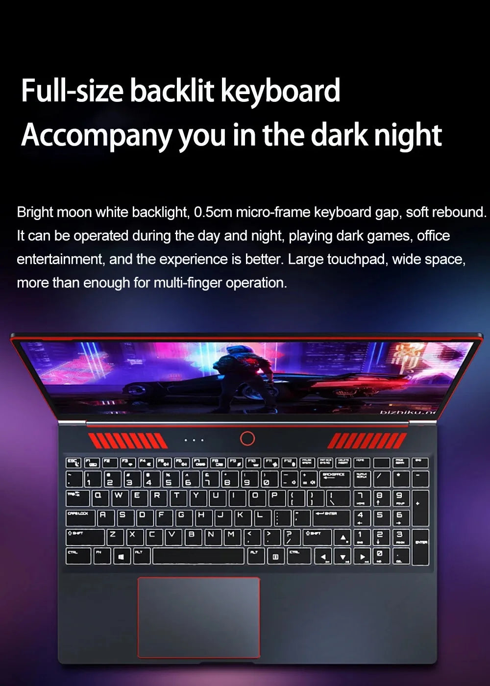 16.1 Inch S6 Gaming Laptop Intel Core i9-13900H RTX4050 6G i7-8750H GTX1650 4G Windows11 RAM Max 64GB DDR4 2TB SSD Fingerprint