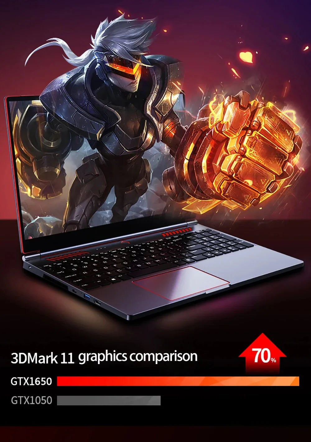 16.1 Inch S6 Gaming Laptop Intel Core i9-13900H RTX4050 6G i7-8750H GTX1650 4G Windows11 RAM Max 64GB DDR4 2TB SSD Fingerprint