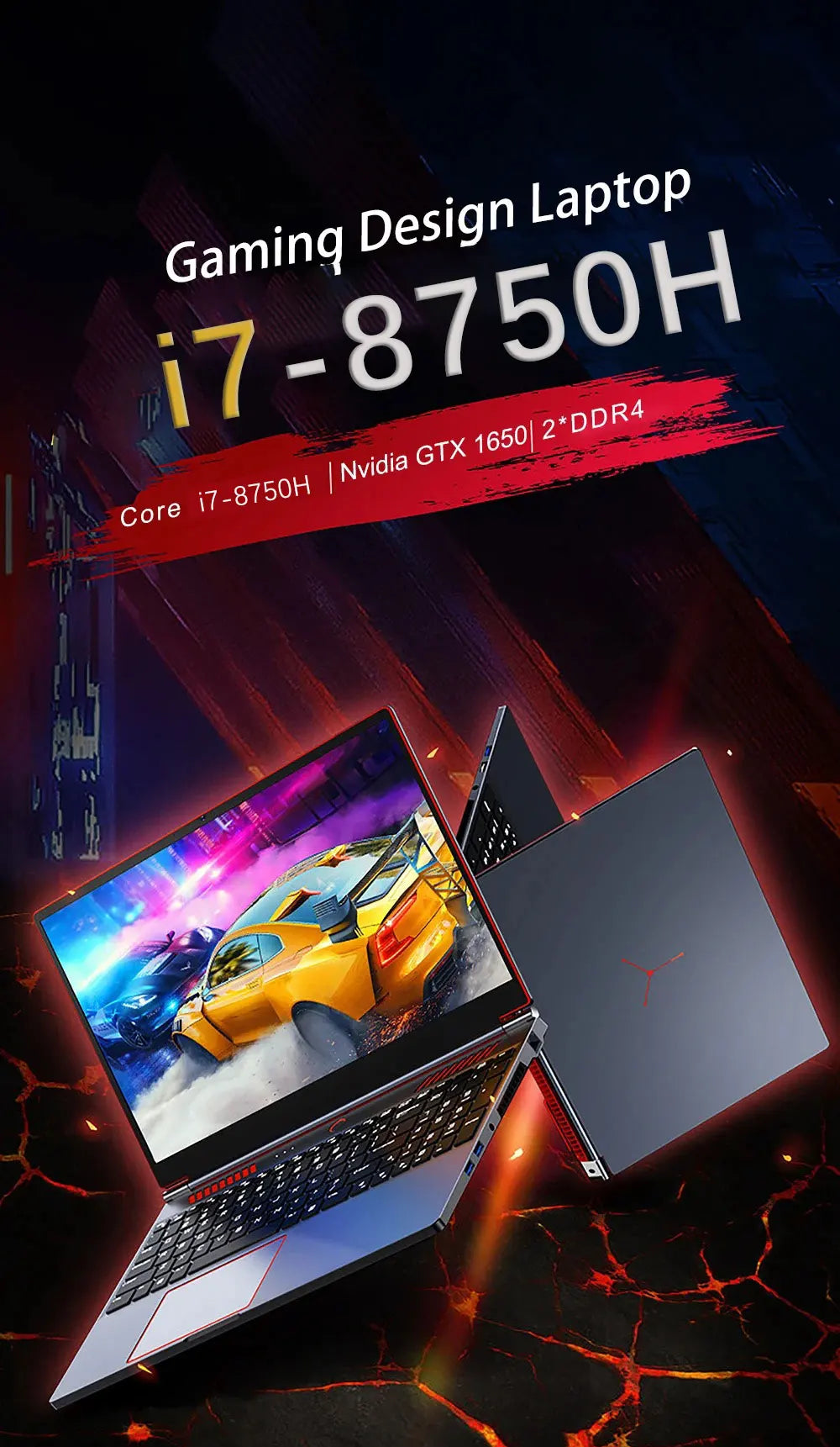 16.1 Inch S6 Gaming Laptop Intel Core i9-13900H RTX4050 6G i7-8750H GTX1650 4G Windows11 RAM Max 64GB DDR4 2TB SSD Fingerprint