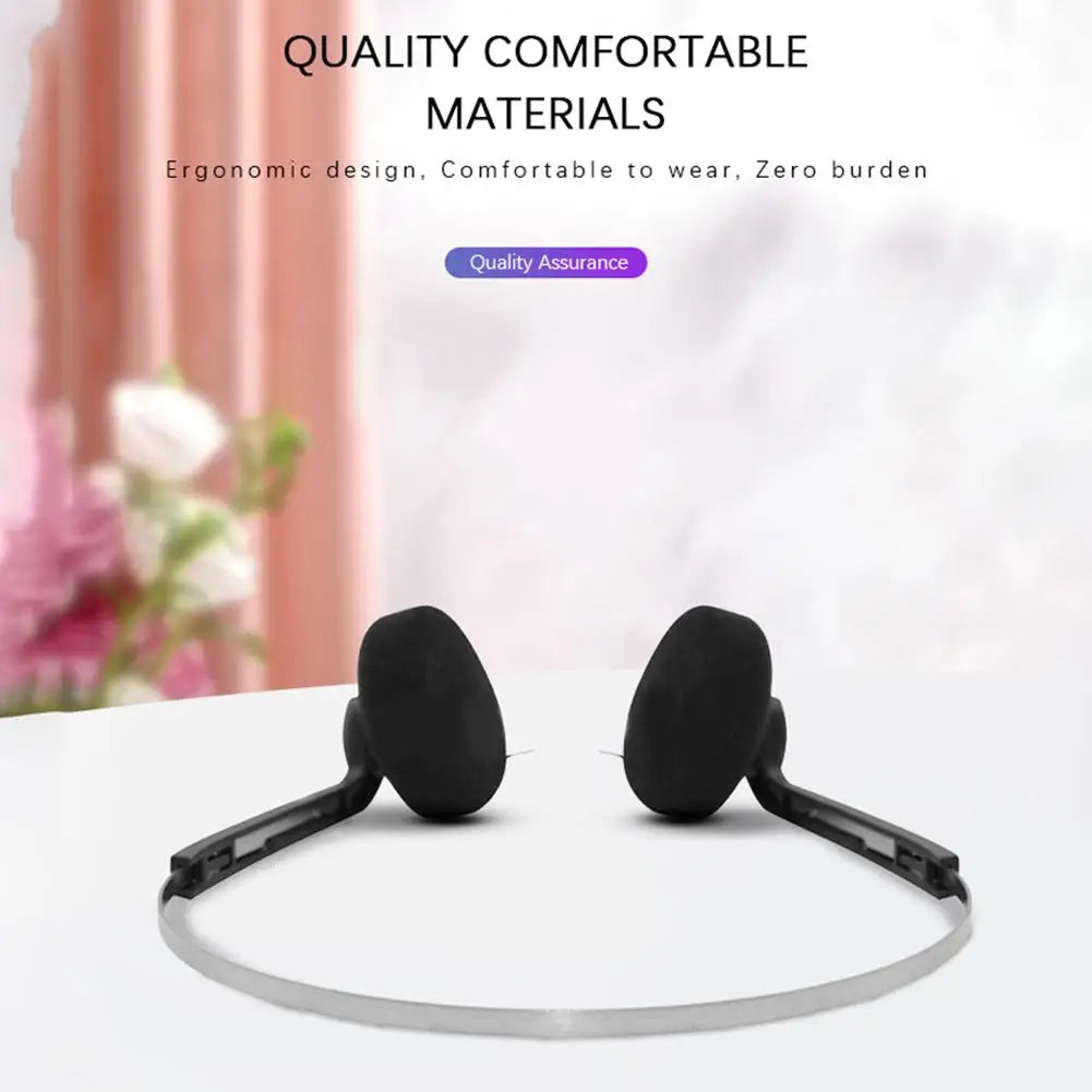 Underwire Headphone Music Mp3 Walkman Retro Feelings Portable Wired Small Headphones Sports Fashion Photo Props
