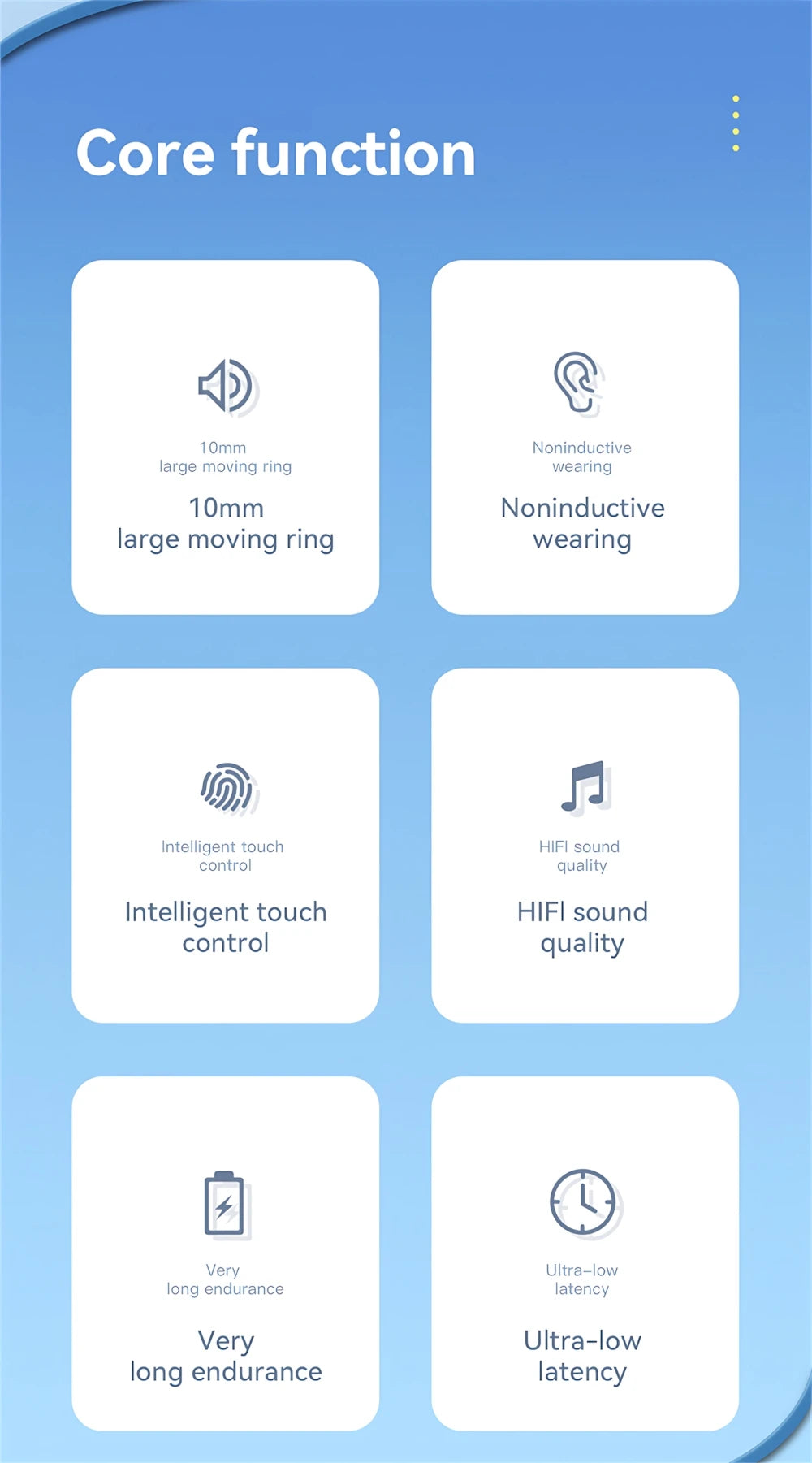 Wireless Bluetooth Headphones Built-in HD Mic Noise Isolation Large Battery for Extended Playtime Ideal for Calls Daily Music