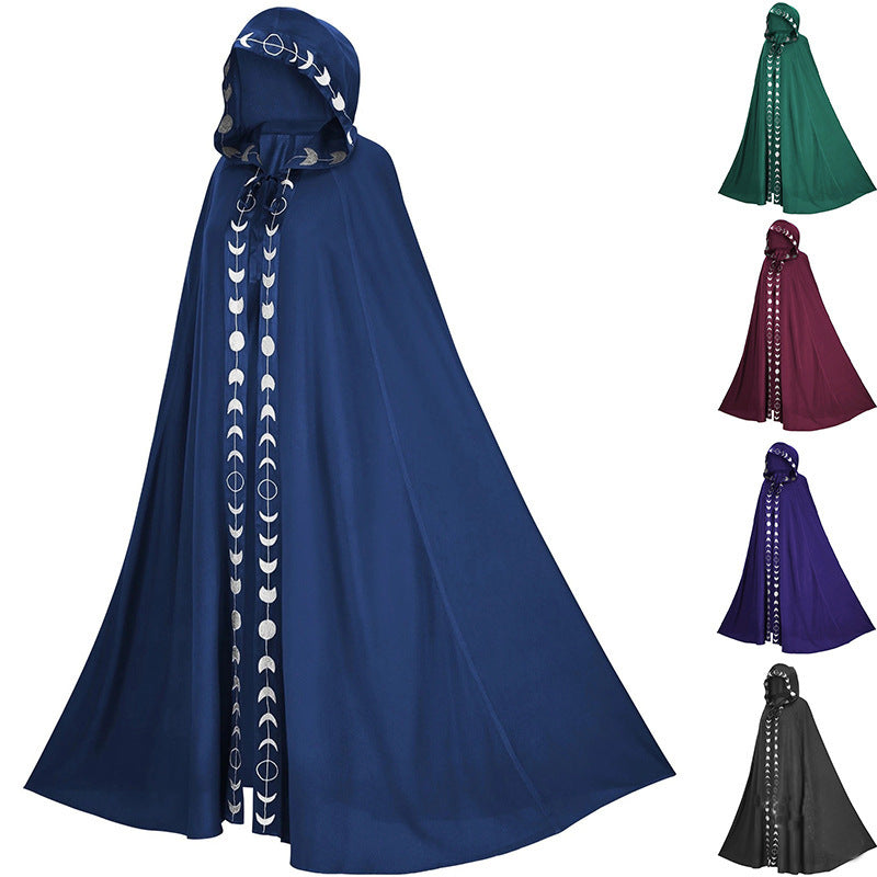 Hooded Cloak Medieval Renaissance Halloween Cosplay Costume