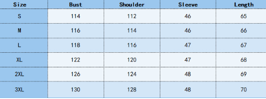 V-neck knit cardigan size guide